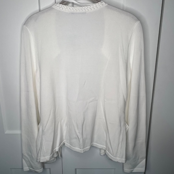 J. McLaughlin Braided Hem Cardigan Sweater NWT - Picture 6 of 6